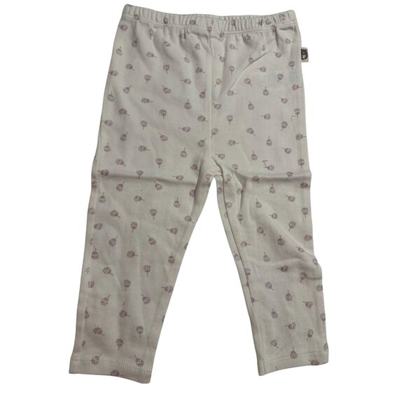 Rabbit & Bear Organic Cotton Baby Outfit Set 18 Months Purple Top White Leggings - Picture 10 of 10